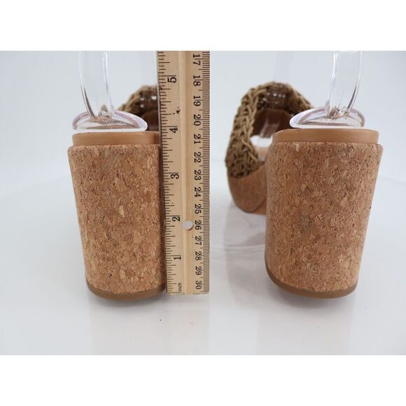 Vince Nicki Croche Women's Shoes Platform Mule Cork Chunky Size 9.5 Sandal Slide - Picture 12 of 12